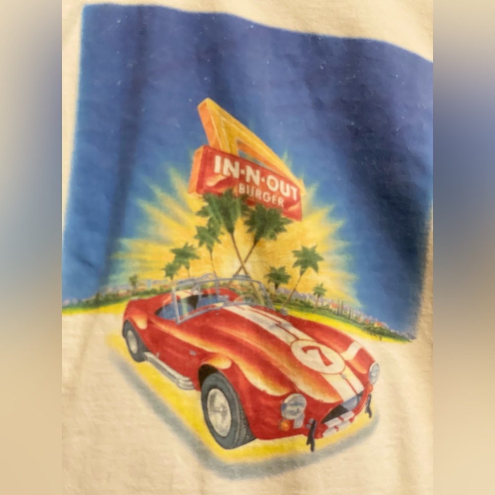 Vintage In-N-Out Burger T-shirt for cobra 1998